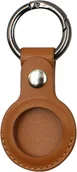 Pozostałe akcesoria do telefonów - Skórzane Etui Brelok Kluczy Do Apple Airtag Brąz 7 - miniaturka - grafika 1
