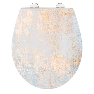 Deska sedesowa z automatycznym zamykaniem 37,5 x 44,5 cm Agate – Wenko - Deski sedesowe - miniaturka - grafika 1
