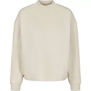 Urban Classics Sweter damski oversized High Neck Crew Sweatshirt, beżowy (piasek 00208), M - Swetry damskie - miniaturka - grafika 1