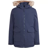 Kurtki męskie - Kurtka męska adidas Parka Hooded Fur granatowa IK0552 S - miniaturka - grafika 1