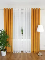 Zasłony - Zasłona welurowa- miedziano złota, zasłona na przelotkach sypialnia - miniaturka - grafika 1