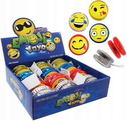 Świecące JOJO zabawka Zręcznościowa dla Dzieci Kolorowe Jo-Jo 1 sztuka