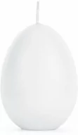 Wielkanoc - Świeca wielkanocna Jajko białe - 10 cm - 1 szt. - miniaturka - grafika 1