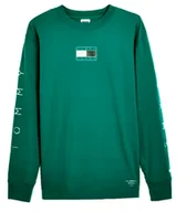 Koszulki męskie - Męska Bluza Tommy Hilfiger Długi Rękaw DM0DM12554L6N r.XL - miniaturka - grafika 1