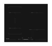Płyty elektryczne do zabudowy - Sharp KH-6I35NS0K-EU - miniaturka - grafika 1