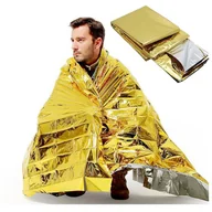 Survival - akcesoria - Koc ratunkowy, termiczny,NCR 160x210 cm Folia życia - miniaturka - grafika 1