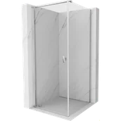 Kabiny prysznicowe - Mexen Mist-B kabina prysznicowa uchylna 75 x 75 cm, transparent, chrom - 8A2T-075-075-01-00 - miniaturka - grafika 1