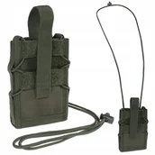 Etui i futerały do telefonów - Mil-Tec Etui Na Smartfon Telefon Dowód  Na szyję  System Molle Zielone - miniaturka - grafika 1