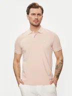Koszulki męskie - Selected Homme Polo 16087839 Różowy Regular Fit - miniaturka - grafika 1