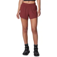 Spodenki damskie - Damskie Spodenki COLUMBIA COLUMBIA HIKE SHORT 1991831681 – Bordowy - miniaturka - grafika 1