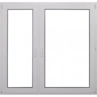 Okna - Okno PCV 2-szybowe fasadowe O35 białe 1465x1435 mm otwierane do wewnątrz lewe - miniaturka - grafika 1