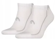 Skarpetki męskie - Head Skarpetki Skarpety Stopki Biały 39-42 2szt - miniaturka - grafika 1