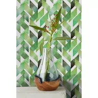 Tapety - Flizelina tapeta Zielone kwiaty 250x104 cm + klej - miniaturka - grafika 1