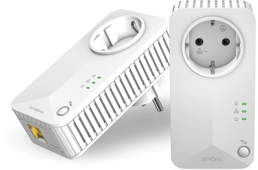 Adapter powerline Strong Strong POWERL600DUOEUV2