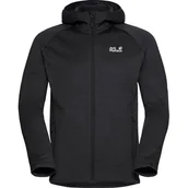 Bluzy męskie - Polar męski Peak District Hooded Fz Jack Wolfskin - miniaturka - grafika 1
