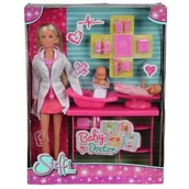 Lalki dla dziewczynek - Simba Steffi pediatra lalka - miniaturka - grafika 1