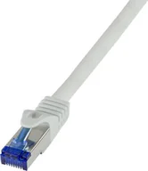 Kable miedziane - LogiLink C6A052S kabel sieciowy Szary 2 m Cat6a S/FTP - miniaturka - grafika 1