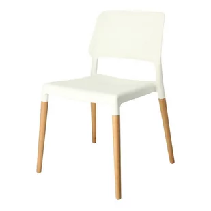D2.Design Krzesło Cole białe 174971 - Krzesła - miniaturka - grafika 1