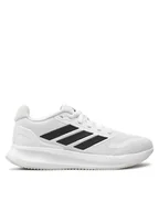 Buty dla dziewczynek - adidas Sneakersy Runfalcon 5 J IE8593 Biały - miniaturka - grafika 1