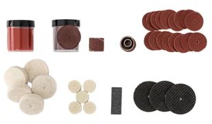 Zestaw szlifierski do drewna metalu 105 sztuk MAR-POL - Materiały ścierne - miniaturka - grafika 5