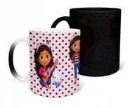 Kubki - KUBEK MAGICZNY Z NADRUKIEM-KOCI DOMEK GABI RÓŻNE WZORY DO WYBORU+ IMIĘ - miniaturka - grafika 1