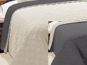 Narzuty - Euromat Dwustronna Narzuta Vigo II Srebrny Szary 013 170x210 / 200x220 cm 13365 - miniaturka - grafika 1