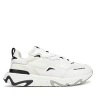 Sneakersy męskie - Sneakersy KARL LAGERFELD KL52424 Biały - miniaturka - grafika 1