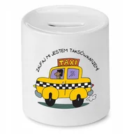 Skarbonki - SKARBONKA DLA TAKSÓWKARZA ZAUFAJ MI JESTEM z Nadrukiem ze Zdjęciem - miniaturka - grafika 1