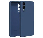 Etui i futerały do telefonów - Etteri Silicone Mag Case do Galaxy S25 Edge Niebieski - miniaturka - grafika 1