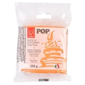 Dodatki do ciast w proszku - Masa cukrowa Pop Modecor lukier plastyczny Pomarańczowy 250g - miniaturka - grafika 1