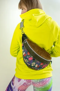 Kolorowa nerka damska xxl KWIATOWA FANTAZJA - Nerki - miniaturka - grafika 1