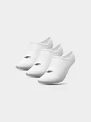 Skarpetki damskie - 4F Skarpety casual stopki (3-pack) damskie - białe 39-42 - miniaturka - grafika 1