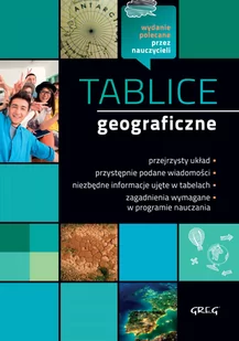 Greg Tablice geograficzne GREG - Pomoce naukowe - miniaturka - grafika 1