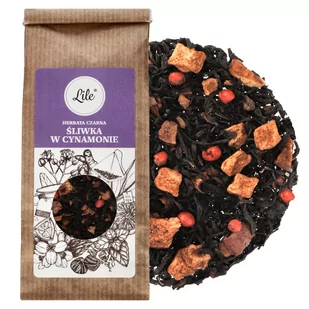 Herbata czarna smakowa Śliwka w Cynamonie 100g Lile P29988 - Herbata - miniaturka - grafika 1