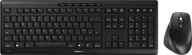 Zestawy myszka + klawiatura - Klawiatura + mysz Cherry CHERRY JD-8550GB-2 klawiatura Dołączona myszka Dom/Biuro RF Wireless QWERTY Angielski Czarny - miniaturka - grafika 1