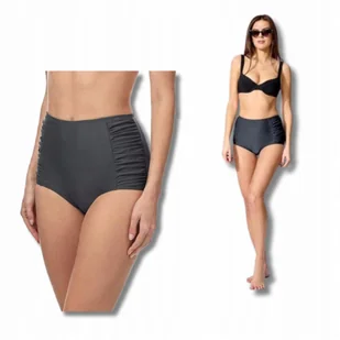 Majtki Kapielowe Damskie Wysoki Stan Dol Bikini Stroj Kapielowy 40 Szary - Stroje kąpielowe Majtki Kapielowe Damskie Wysoki Stan Dol Bikini Stroj Kapielowy 40 Szary - Stroje kąpielowe - miniaturka - grafika 1