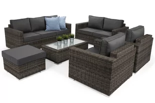 Meble ogrodowe technorattanowe Perugia Olive / Grey - Meble ogrodowe - miniaturka - grafika 1