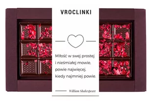 Czekolada gorzka z żurawiną - serce Shakespeare - Czekolada - miniaturka - grafika 1