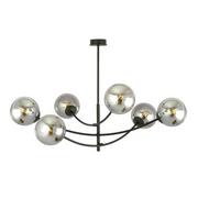 Lampy sufitowe - Emibig HUNTER 6 BLACK/GRAFIT 1100/6 lampa sufitowa żyrandol nowoczesny 1100/6 - miniaturka - grafika 1
