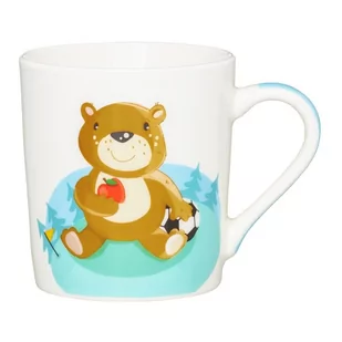Kubek porcelanowy dla dzieci 240ml Eddie niebieski Ambition - Kubki dla dzieci - miniaturka - grafika 1