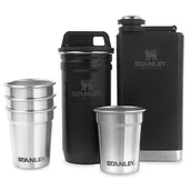 Survival - akcesoria - Stanley Piersiówka z 4 kieliszkami ADVENTURE czarny Stanley 10-01883-035 - miniaturka - grafika 1