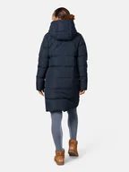 Kurtki damskie - KARI TRAA Płaszcz puchowy "Julia" w kolorze granatowym - miniaturka - grafika 1