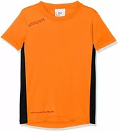 Koszulki męskie - uhlsport uhlsport Męska koszulka Essential Ka pomarańczowa fluorescencyjny pomarańczowy/czarny 140.0 100334106 - miniaturka - grafika 1