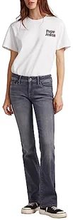 Pepe Jeans Jeansy damskie Piccadilly, Szary (Denim-ug6), 34W / 32L - Spodnie damskie - miniaturka - grafika 1