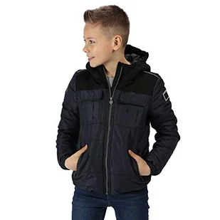 Regatta Unisex Dziecięca 'Pasco' Izolowana odblaskowa kurtka z falbankami/pikowane kurtki granatowy 5-6 - Kurtki i płaszcze dla chłopców - miniaturka - grafika 1