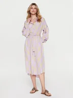 Sukienki - Silvian Heach Sukienka koszulowa GPP23371VE Fioletowy Regular Fit - miniaturka - grafika 1