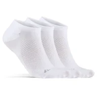 Skarpetki męskie - Skarpetki Craft Core Dry Footies 3-Pack Rozmiar skarpet: 46-48 / Kolor: biały - miniaturka - grafika 1