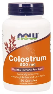 Now Foods NOW Colostrum 500mg 120vegcaps - Witaminy i minerały - miniaturka - grafika 1