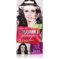 Farby do włosów i szampony koloryzujące - DELIA Delia Cosmetics, Cameleo. Szampon koloryzujący, 3.1 czarny brąz Cosmetics - miniaturka - grafika 1