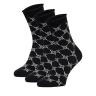 Skarpetki damskie - Skarpety Nine West CEO_BR_NW_Silver_01_Z_AW25 (3 PACK) Czarny - miniaturka - grafika 1